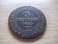 3    Krajcár   1812  ( G )     Ausztria  A képen látható állapotban