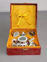 Ritka miniatűr Tradicionális kínai porcelán teáskészlet ALKUDHATÓ