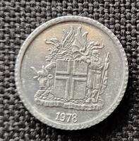 Izland 1 korona 1978 (U22)