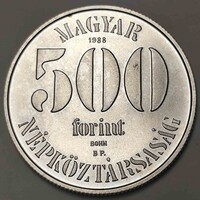 MNB ezüst 500 Forint Európa-Bajnokság 1988