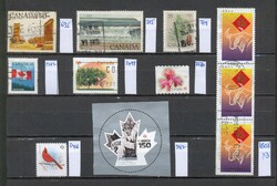 Kanadai pecsételt bélyeg tétel - 1972 Summit Series és ünnepi kiadások
