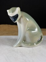 Ritka art deco Royal Dux ( Jitka Forejtova) jelzett porcelán majom