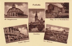 B - 452  Weinstock válogatás:  SZABADKA mozaiklap   T/1 minőségben