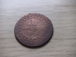1    Krajcár   (  E  )  1812     Ausztria  A képen látható állapotban