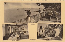 B - 436  Weinstock válogatás:   BUDAFOK mozaik reklám lap  T/1 minőségben