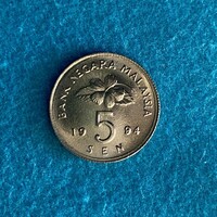Malaysia - 5 sen - 1994 coin