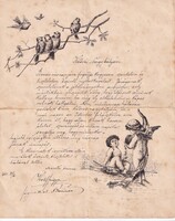Nagykanizsai Piarista Gimnázium (a mai Batthyány Lajos Gimnázium) diákjának köszöntő sorai.