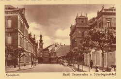 B - 447  Weinstock válogatás:  KOMÁROM Deák Ferenc utca a Törvényszékkel  T/1 minőségben