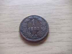 1    Krajcár     1885     Ausztria   A képen látható állapotban