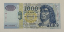 MINTA 1000 Forint 1999 - UNC / Hibátlan állapotban