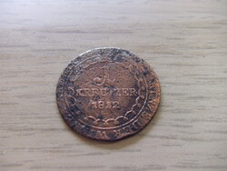 1    Krajcár   (  S  )  1812     Ausztria  A képen látható állapotban
