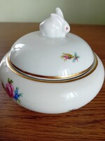 Kőbányai porcelán cukortartó