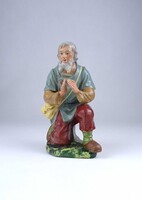 2A203 Régi német karácsonyi betlehemi pásztor figura 16.8 cm
