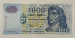 MINTA 1000 Forint 1998 - UNC / Hibátlan állapotban