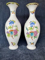 Herendi porcelán Viktória mintás váza pár 7174/VBO
