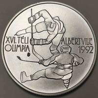 MNB ezüst 500 Forint XVI. Téli Olimpia 1992