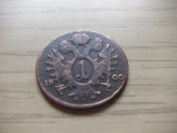 1   Krajcár   1800   ( B ) Ausztria   A képen látható állapotban