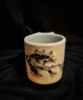 Egyedi kézműves kőkerámia csésze - Japán?