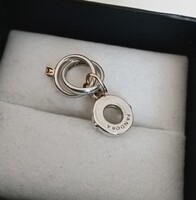 Ritka, jeggyűrűs ezüst Pandora charm
