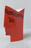 Posztmodern porcelán váza,Heide Warlamis Vienna Collection,80-as évek