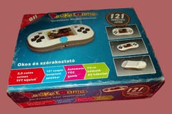 1990'S 8bites POCKET GAME kézi videojáték 121 beépített játékkal akár TV-re köthető opcióval
