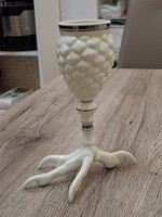 Hollóházi Csirkeláb Tyúkláb Kehely vagy Pohár Vitrin Állapotban.