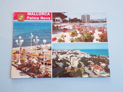 Képeslap (37) - Spanyolország - Mallorca - Palma Nova mozaik 1990-es évek