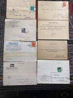 Papírrégiség 1880-1960-ig vegyesen,szép zárt levelezőlapokkal