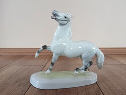 Régi Herendi porcelán ló