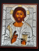 Modern olasz Pantokrátor Krisztus ikon