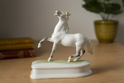 Régi Herendi Porcelán Ló Szobor /  Figura / Retró Régi