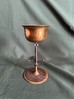 Muharos Lajos bronz kehely 16,5 cm (F0056)