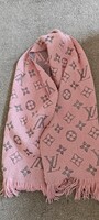 Amerikában vásárolt anno csodás Louis Vuitton nagyméretű rózsaszín ezüst sál
