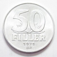 Magyarország,50 fillér 1971 aUNC+ aluminium