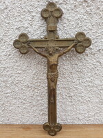 Szép antik feszület az 1930-as évekből, 25 cm
