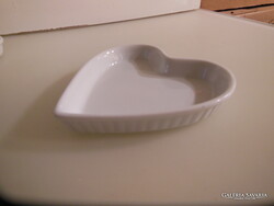 PITEFORMA - 13 x 13 x 2 cm - HÓFEHÉR - NÉMET - PORCELÁN - HIBÁTLAN