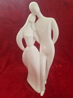 Royal Doulton - "Szerelmesek" porcelán szobor, 32cm, hibátlan, pároknak, házasoknak szuper ajándék!