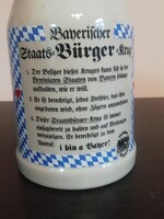 Német sörös korsó, 0,5 liter, II.