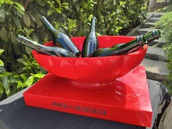 CHAMPAGNE CLUB - Piper-Heidsieck x Jaime Hayon (2007) – Látványos Designer Pezsgőhűtő Jégtál