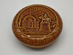 Art deco Gránit porcelán bonbonier Pécs Dzsámi