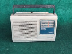 Sanyo RP 5230 FO Retro Hordozható Tranzisztoros Rádió (1975-85').