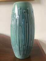 Zsolnay porcelán alapmázas váza Török János34cm.
