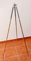 MEOPTA Fotostativ - Tripod fotóállvány eredeti dobozzal, 1960-as évek, 110 cm