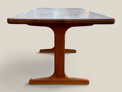 Dán modern teakfa étkezőasztal, 1960-as évek