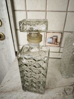 Ólomkristály whiskey palack üveg, whiskey-s üveg, eredeti dugójával eladó!