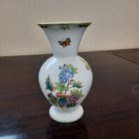 Herendi Viktória mintás porcelán váza VBO