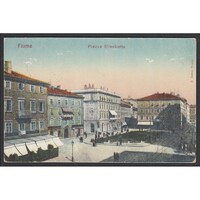 Délvidék,Fiume - Erzsébet tér 1918