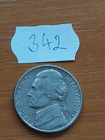 USA 5 CENT 1971  / D, Jefferson, Réz-nikkel  342.