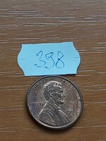 USA 1 CENT 1991 / D,  Abraham Lincoln,  Réz-cink  398.