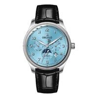 Oblvlo egy nagyon különleges és gyönyörű automata karóra Tiffany Ice színű számlappal